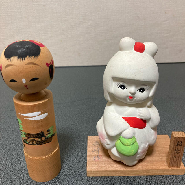 美品　日本人形　こけし　置物　置き人形　行事　プレゼント　可愛い　女の子　子供
