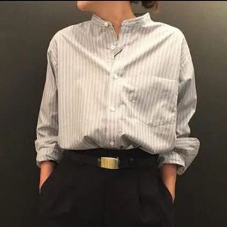 ワンエルディーケーセレクト(1LDK SELECT)のLENO♡BAND COLLAR BIG SHIRT 19SS(シャツ/ブラウス(長袖/七分))