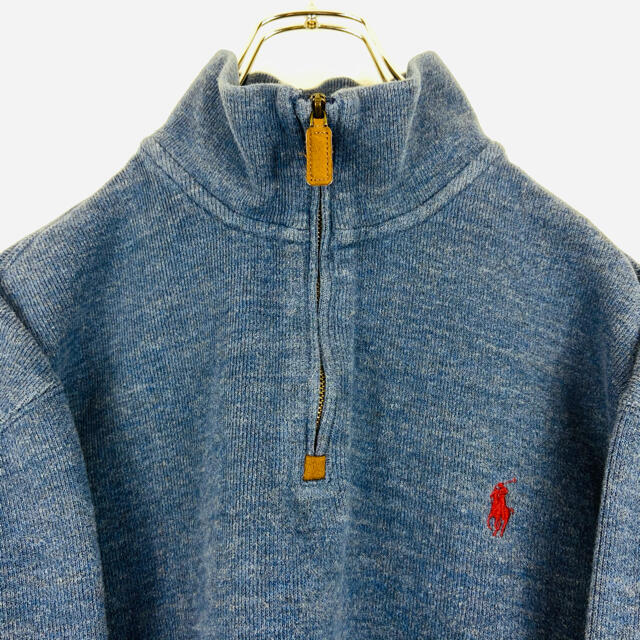 POLO RALPH LAUREN(ポロラルフローレン)のラルフローレン ハーフジップセーター　スウェット　Lサイズ メンズのトップス(ニット/セーター)の商品写真