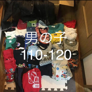 ユニクロ(UNIQLO)の男の子　110-120 トップス　まとめ売り(Tシャツ/カットソー)