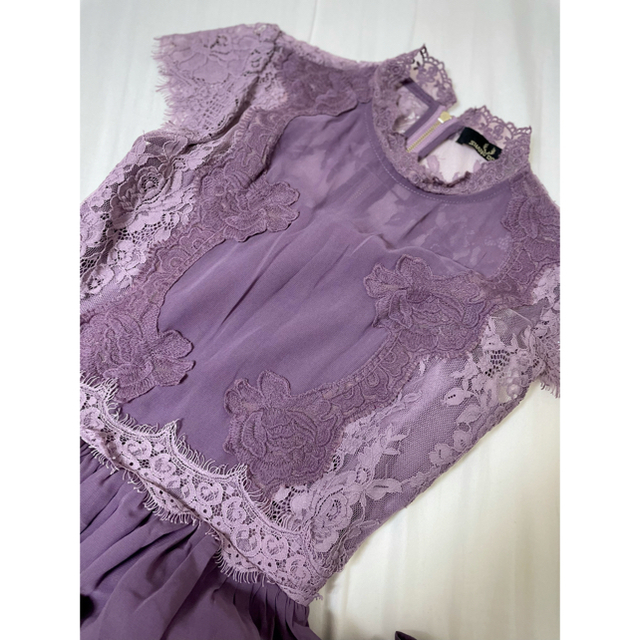 シフォン　ワンピース✨美品　ドレス レディースのワンピース(ロングワンピース/マキシワンピース)の商品写真