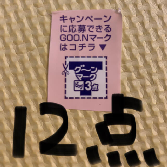 グーン 12点分 キッズ/ベビー/マタニティのおむつ/トイレ用品(その他)の商品写真