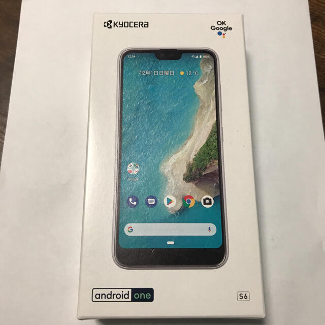 新品、未使用　android one S6