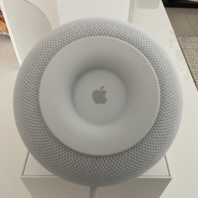 Apple(アップル)のApple HomePod White  スマホ/家電/カメラのオーディオ機器(スピーカー)の商品写真