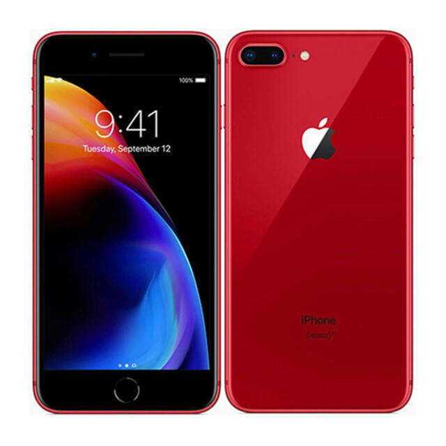 スマートフォン/携帯電話新品未使用 iPhone 8 plus 64GB red simフリー