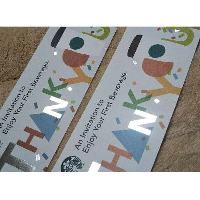 Starbucks Coffee(スターバックスコーヒー)のスタバチケット チケットの優待券/割引券(フード/ドリンク券)の商品写真
