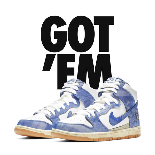 NIKE 24cm】ダンクHIGH×カーペットカンパニー NIKE 24cm】ダンクHIGH×カーペットカンパニー