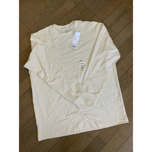 UNIQLO(ユニクロ)のユニクロ　ヒートテックコットンクルーネックT メンズのトップス(Tシャツ/カットソー(七分/長袖))の商品写真