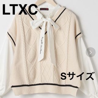 ラブトキシック(lovetoxic)のLTXC ウォッシャブル　ベストレイヤード風ブラウス(ブラウス)