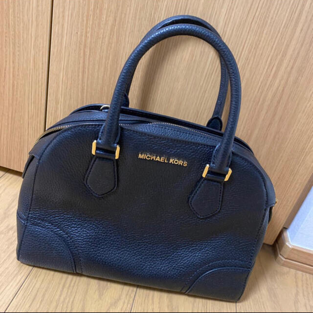 Michael Kors(マイケルコース)の美品マイケルコース☆本革2wayハンドバッグ黒 レディースのバッグ(ハンドバッグ)の商品写真