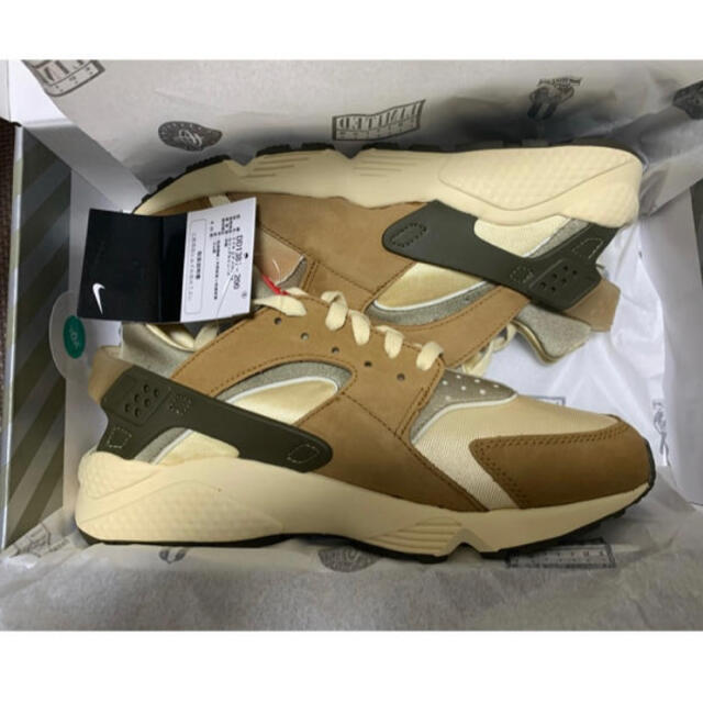 STUSSY × NIKE AIR HUARACHE ストゥーシーハラチ27スニーカー