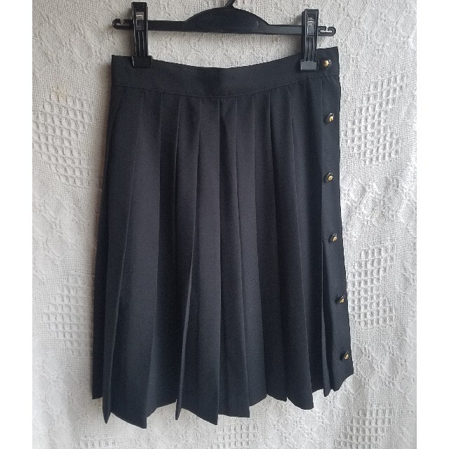 VICKY(ビッキー)のビッキー　プリーツ　スカート　黒 レディースのスカート(ひざ丈スカート)の商品写真