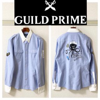 ★日本製 GUILD PRIME プリント デザインシャツ