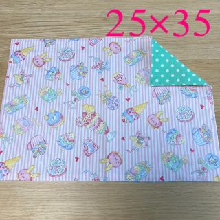 ランチョンマット　120 ☆ゆめかわ　アニマルスイーツ☆(外出用品)