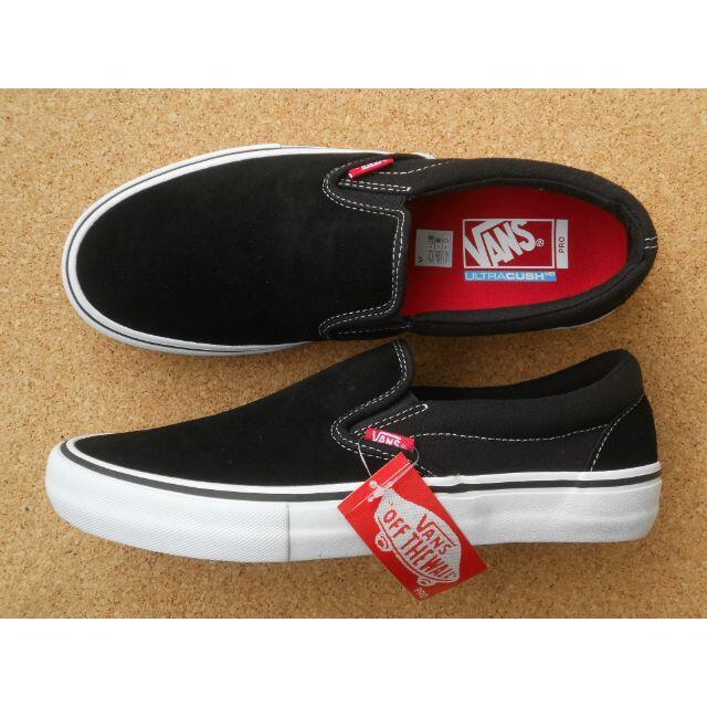 BlackWhiteGum状態バンズ VANS SLIP-ON PRO 28,0cm Blk/Whi/Gum