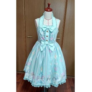 アンジェリックプリティー(Angelic Pretty)のAngelic Pretty「Milky Pony Carnival」ミント(ひざ丈ワンピース)