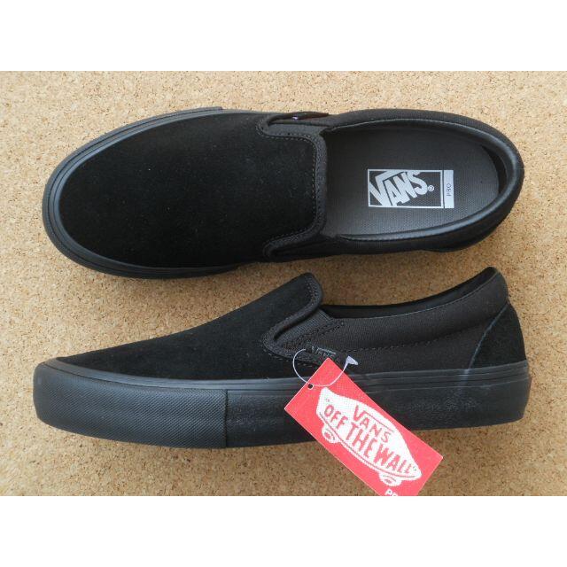 バンズ VANS SLIP-ON PRO 27,5cm Blackout