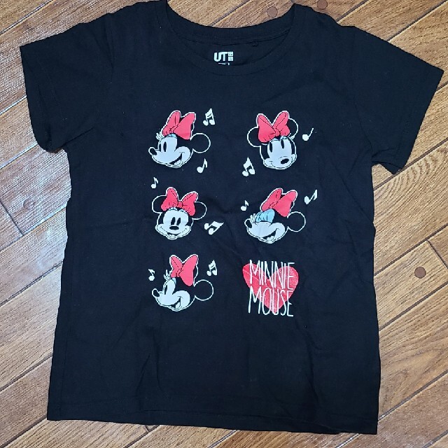 H&M(エイチアンドエム)のディズニー バンビ長袖ワンピース&ミニーマウスTシャツ キッズ/ベビー/マタニティのキッズ服女の子用(90cm~)(ワンピース)の商品写真