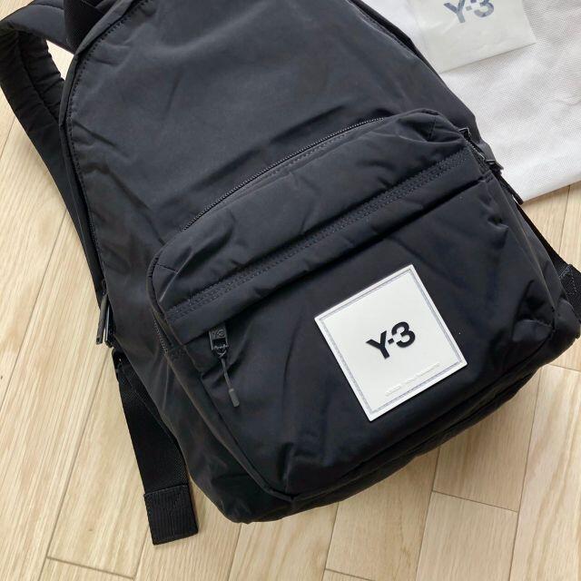 新品 新作✨ Y-3 ロゴパッチ バックパック ブラック
