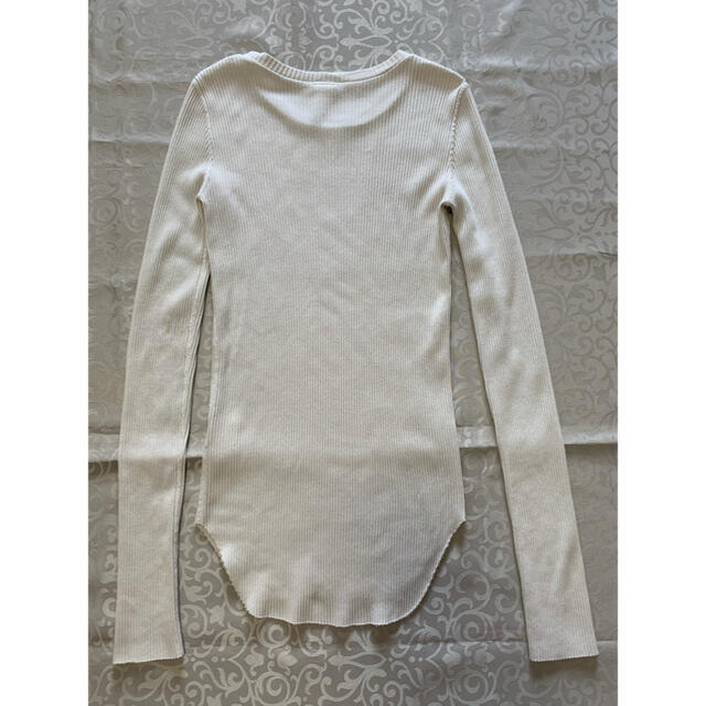 L'Appartement DEUXIEME CLASSE(アパルトモンドゥーズィエムクラス)のL'Appartement グッドグリーフ RIB L/S TOP ナチュラル メンズのトップス(Tシャツ/カットソー(七分/長袖))の商品写真