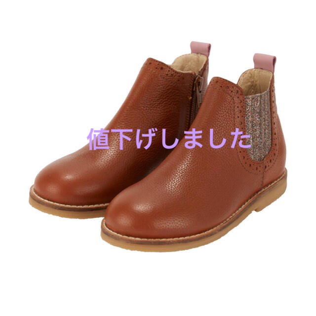 Boden(ボーデン)の英国Boden レザーブーツ キッズ/ベビー/マタニティのキッズ靴/シューズ(15cm~)(ブーツ)の商品写真