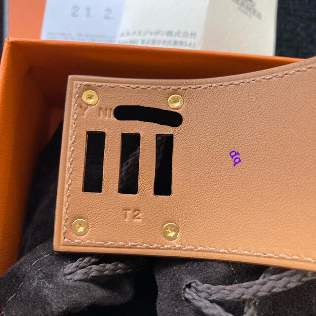 めください 新品未使用 エルメス HERMES レザーブレスレット トゥルニ トレッセ なチェック