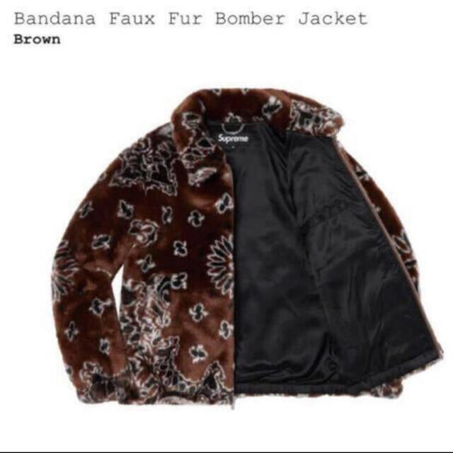 Supreme Bandana Faux Fur Bomber Jacket