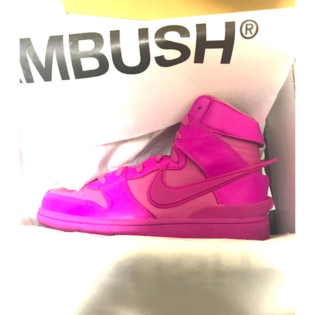 NIKE(ナイキ)のAMBUSH × NIKE DUNK HIGH "PINK"アンブッシュダンク メンズの靴/シューズ(スニーカー)の商品写真