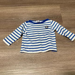 プチバトー(PETIT BATEAU)のプチバトー　12m74 マリニエール　ロンT(シャツ/カットソー)