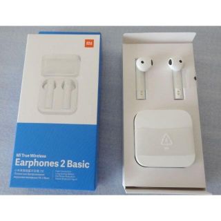 新品 Xiaomi Mi 完全ワイヤレスイヤホン2 Basic 白(ヘッドフォン/イヤフォン)