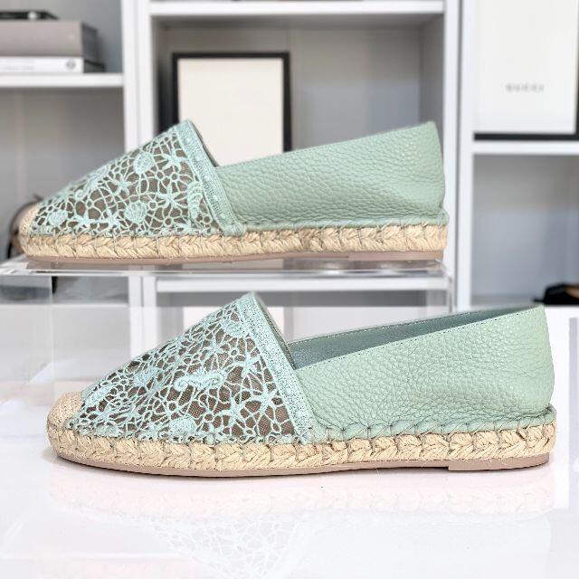 VALENTINO - 2322 ヴァレンティノ レザー エスパドリーユ レース