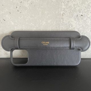 スマホケース　iPhone12用　ケース　黒　レザー(iPhoneケース)