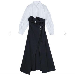 アメリヴィンテージ(Ameri VINTAGE)のAmeri vintage MILLEFEUILLE SHIRT DRESS(ロングワンピース/マキシワンピース)