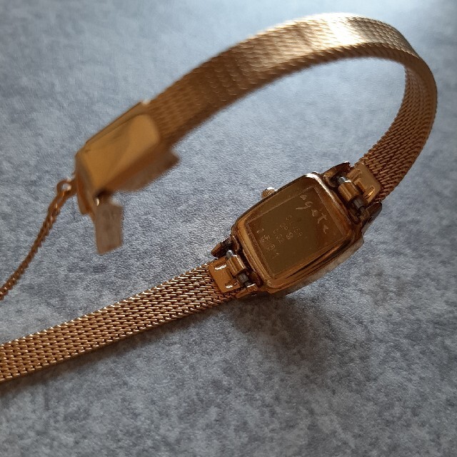 みです agete - 腕時計 agate ゴールド の通販 by はるか's shop 