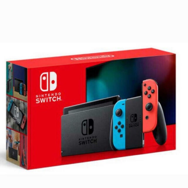 ★新品・未開封！Nintendo Switch(有機EL) ネオンレッド・ブルー