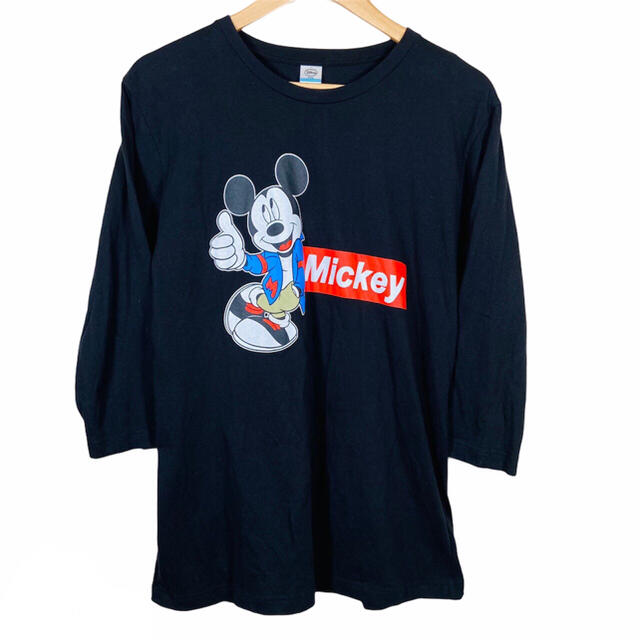 Disney 美品 Disney ディズニー ミッキー 7分袖 Tシャツ シンプル 可愛いの通販 By Yemsshop 古着 新品家電 ディズニーならラクマ