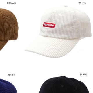 シュプリーム(Supreme)のsupremeRipple Corduroy Small Box 6-Panel(キャップ)