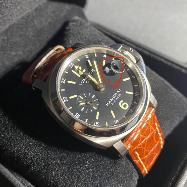 OFFICINE PANERAI(オフィチーネパネライ)の※値下※パネライ  ルミノールGMT PAM00244 メンズの時計(腕時計(アナログ))の商品写真