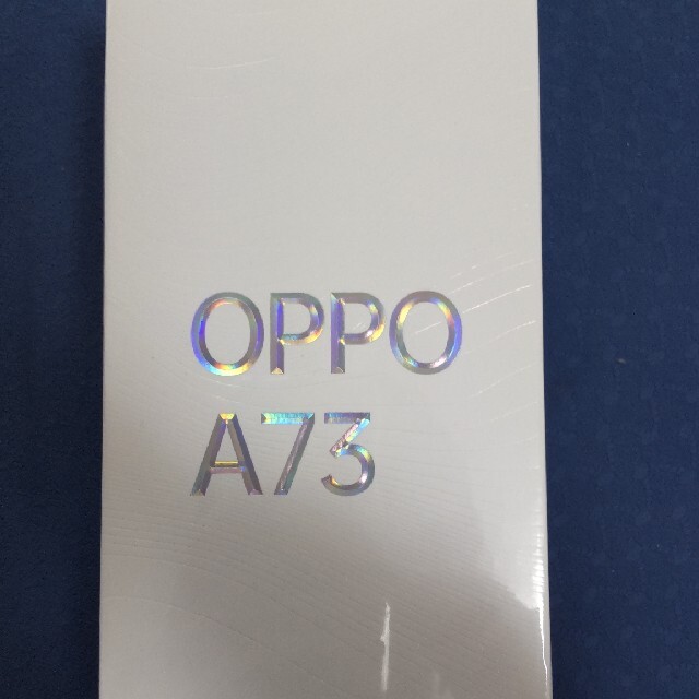 スマートフォン本体OPPO A73 ネービーブルー　新品未開封