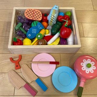 木玩社　木製　おままごと(知育玩具)