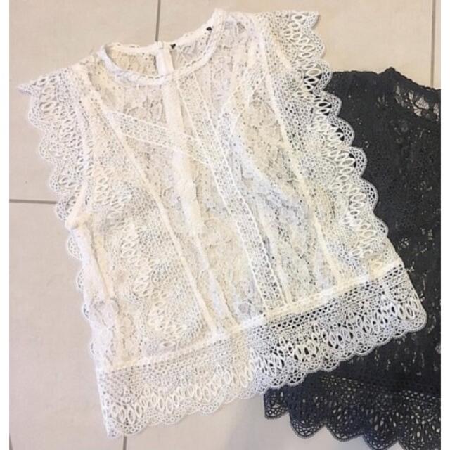 Zara 人気 Zara レーストップス白の通販 By カハラモール S Shop ザラならラクマ
