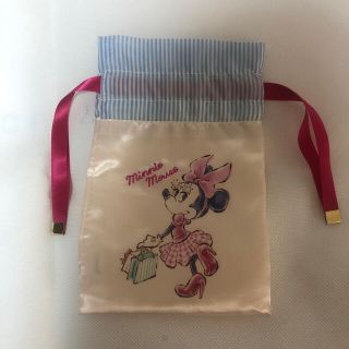 ディズニー(Disney)のミニー　巾着(ポーチ)