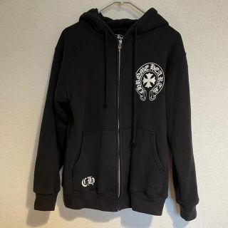 クロムハーツ(Chrome Hearts)のChrome hearts クロムハーツ　ジップパーカー　ロゴデザイン(パーカー)