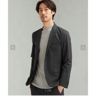 ユナイテッドアローズグリーンレーベルリラクシング(UNITED ARROWS green label relaxing)の【新品未使用】CM SP ソロツイルストレッチ NT 2B ジャケット(テーラードジャケット)