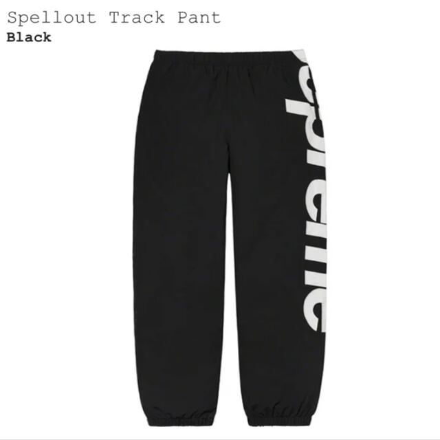 2021ss Supreme Spellout Track PantBlack○SIZE