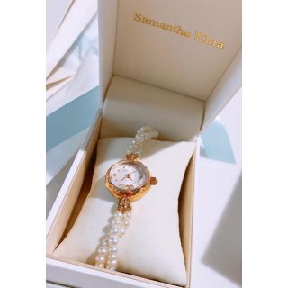 Samantha Tiara - サマンサティアラ*パールベルトウォッチの通販 by