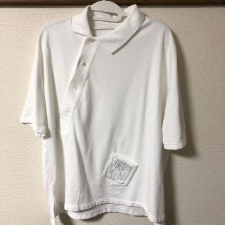 ジョンローレンスサリバン(JOHN LAWRENCE SULLIVAN)のSOSHIOTSUKI 20ss KIMONO BREASTED 半袖ポロシャツ(ポロシャツ)