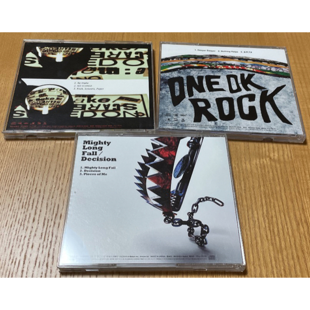 ONE OK ROCK シングルCD3枚セット