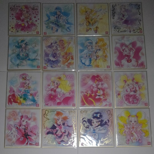 ★全16種コンプリート　プリキュア色紙art2 エンタメ/ホビーのアニメグッズ(その他)の商品写真