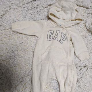 ベビーギャップ(babyGAP)のbabygap 足つき長袖カバーオール 60cm(カバーオール)